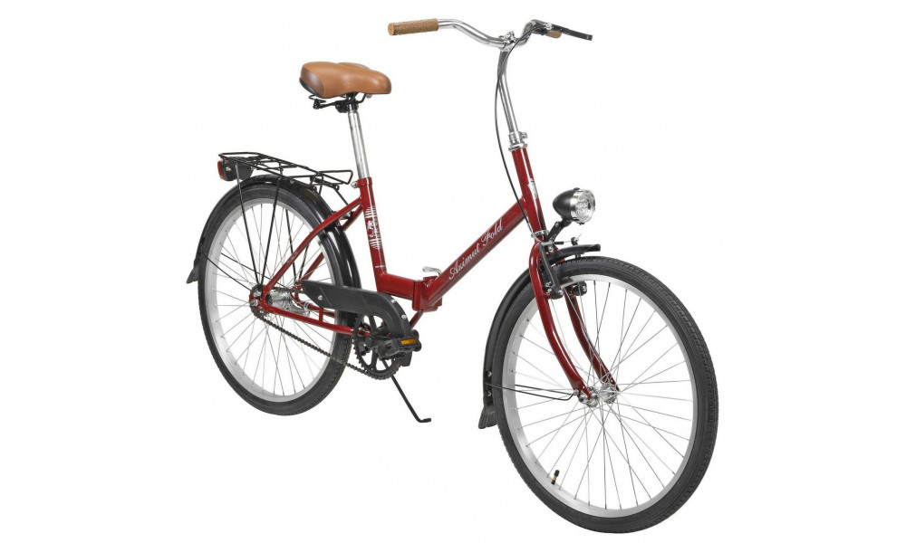 Polkupyörä AZIMUT Fold 24" 2025 burgund - 9