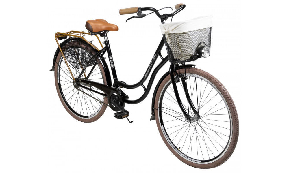 Polkupyörä AZIMUT Retro Lux 28" 2025 black - 3