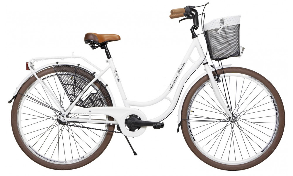 Polkupyörä AZIMUT Holland Retro 28" 3-speed 2025 white 