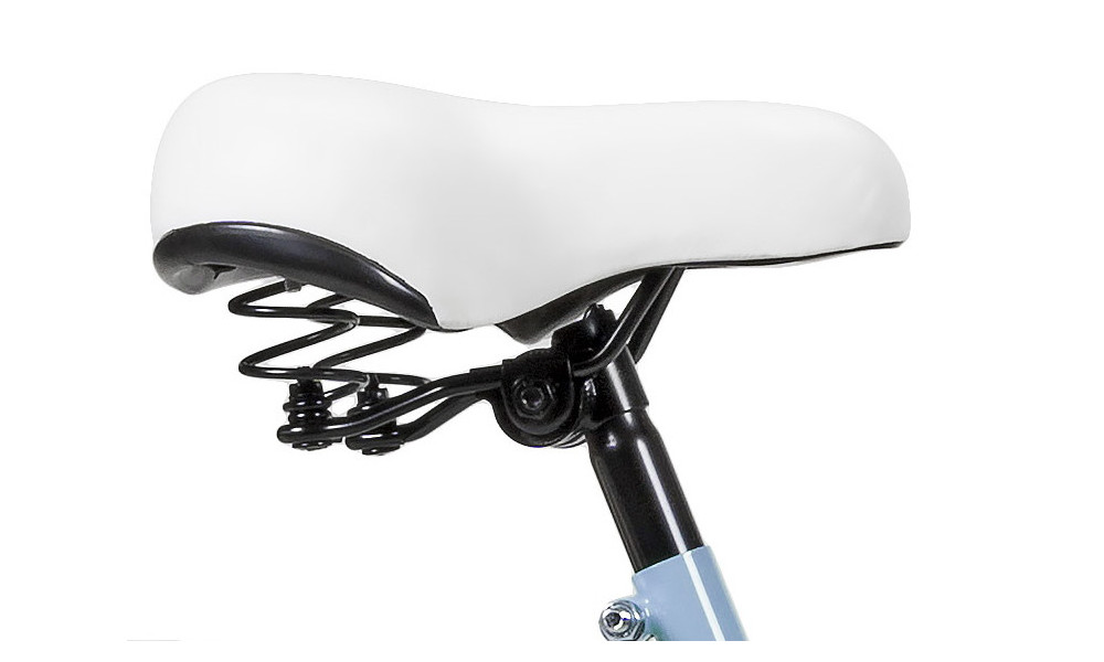 Polkupyörä AZIMUT City Lux 26" 2025 with basket light blue-white - 2