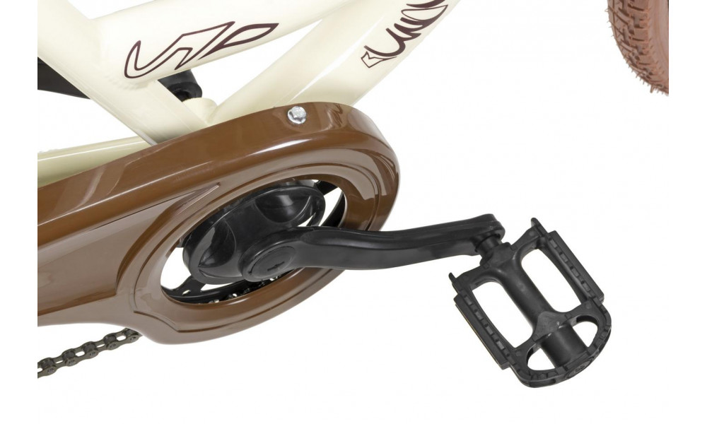 Polkupyörä AZIMUT City Lux 26" 2025 with basket cream-brown - 5