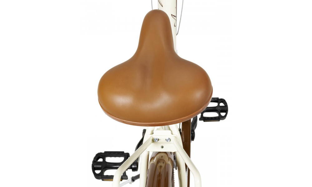 Polkupyörä AZIMUT City Lux 26" 2025 with basket cream-brown - 6