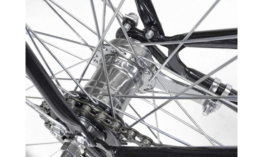 Polkupyörä AZIMUT City Lux 28" 2025 with basket black-cream - 7