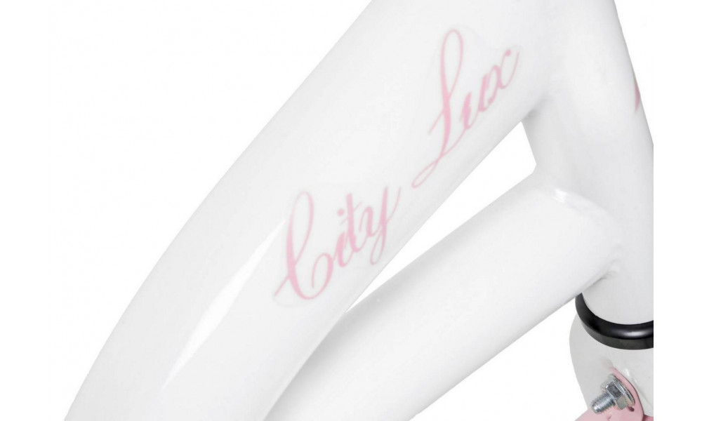 Polkupyörä AZIMUT City Lux 28" 2025 with basket white-pink - 3