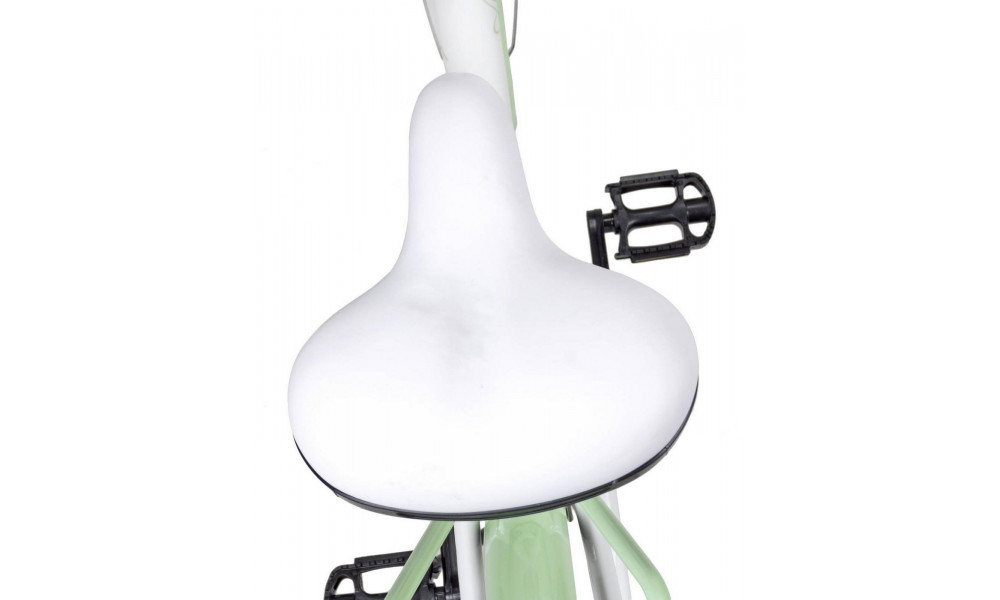 Polkupyörä AZIMUT City Lux 28" 2025 with basket white-mint - 6