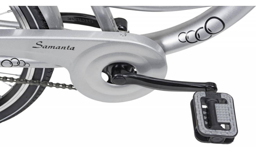 Polkupyörä Romet Samanta 26" 1-speed silver - 4