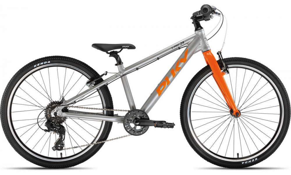 Polkupyörä PUKY S-Pro 24-8 Alu silver orange - 1