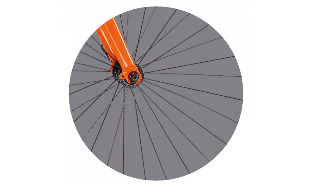 Polkupyörä PUKY S-Pro 24-8 Alu silver orange - 5