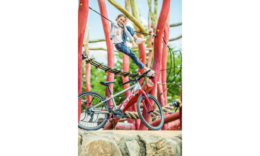 Polkupyörä PUKY S-Pro 24-8 Alu silver berry - 1