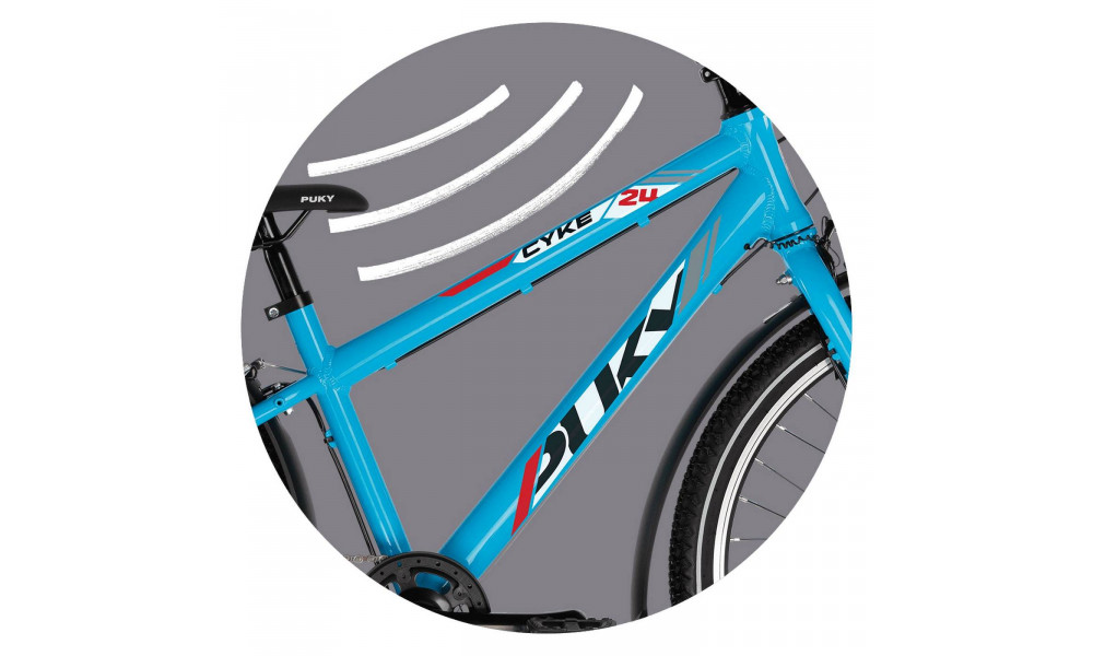 Polkupyörä PUKY Cyke 24-8 Alu Active fresh blue - 7
