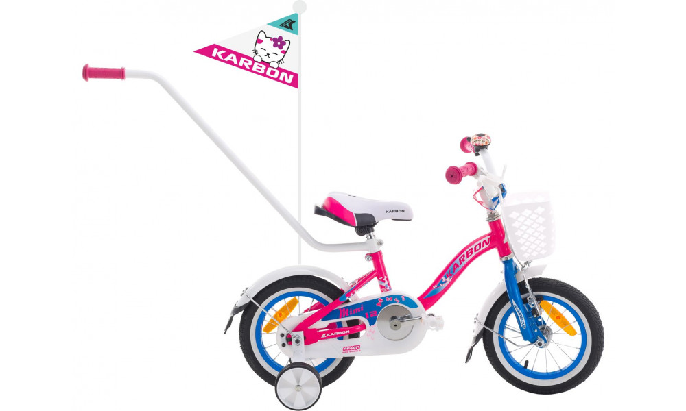 Polkupyörä Karbon Mimi 12 pink-blue 