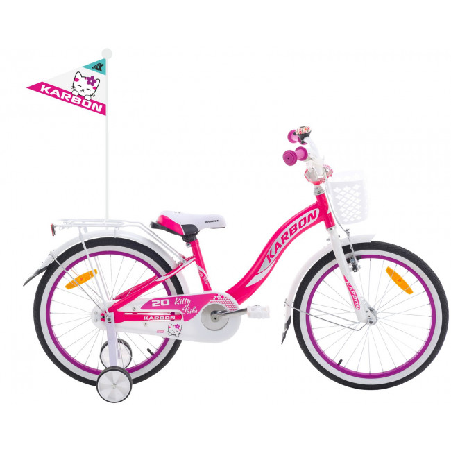 Polkupyörä Karbon Kitty 20 pink-white