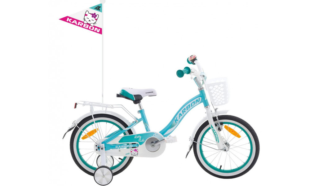 Polkupyörä Karbon Kitty 20 turquoise-white 