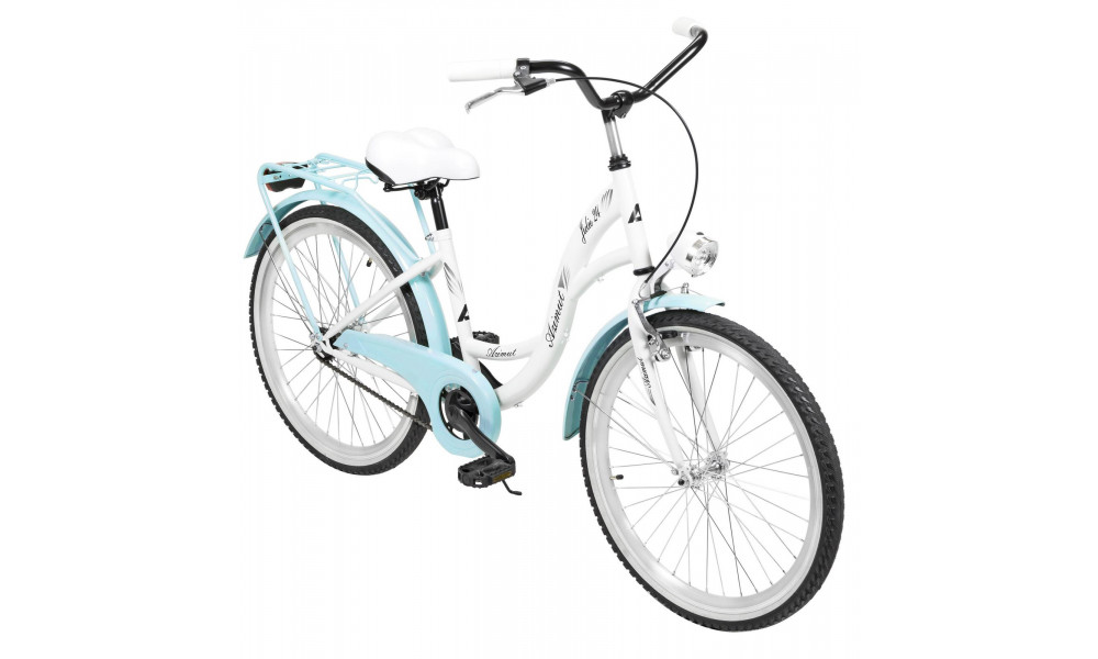 Polkupyörä AZIMUT Julie 24" 2025 white-turquoise - 1