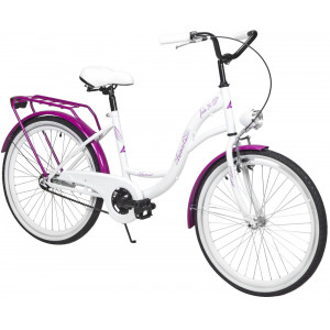 Polkupyörä AZIMUT Julie 24" 2025 white-violet
