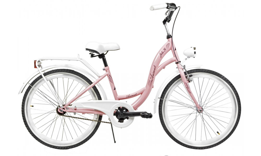 Polkupyörä AZIMUT Julie 24" 2025 pink-white - 1