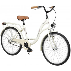 Polkupyörä AZIMUT Julie 24" 2023 light cream