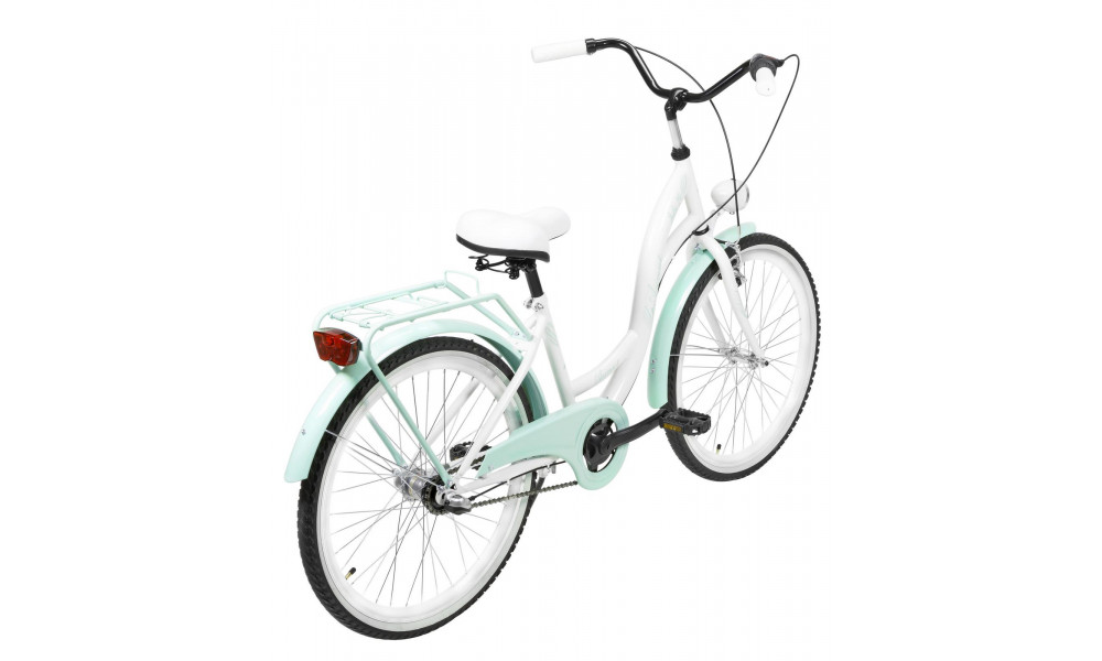 Polkupyörä AZIMUT Julie 24" 3-speed 2025 white-turquoise - 1
