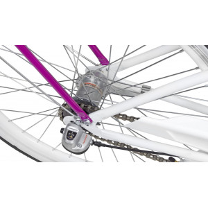 Polkupyörä AZIMUT Julie 24" 3-speed 2023 white-violet