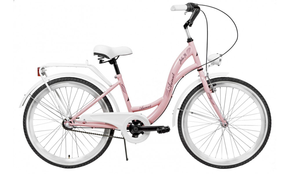 Polkupyörä AZIMUT Julie 24" 3-speed 2025 pink-white - 1
