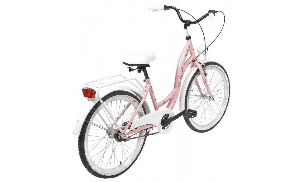Polkupyörä AZIMUT Julie 24" 3-speed 2025 pink-white - 2