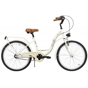 Polkupyörä AZIMUT Julie 24" 3-speed 2025 light cream