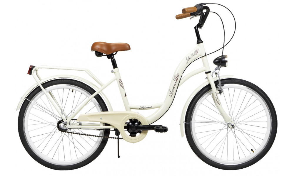 Polkupyörä AZIMUT Julie 24" 3-speed 2025 light cream - 1