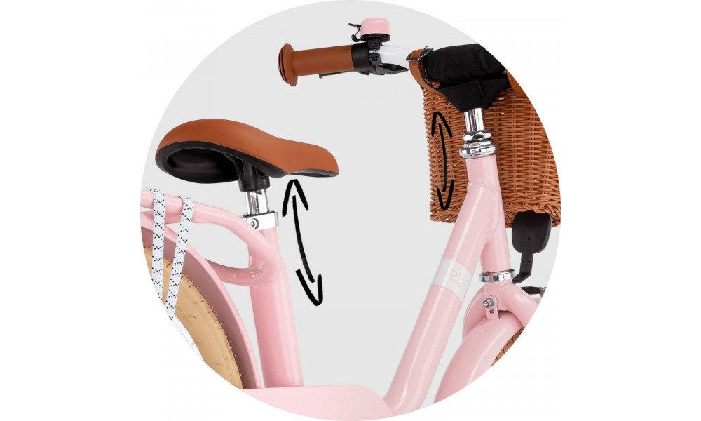 Polkupyörä PUKY Steel Classic 16 retro-rose - 6