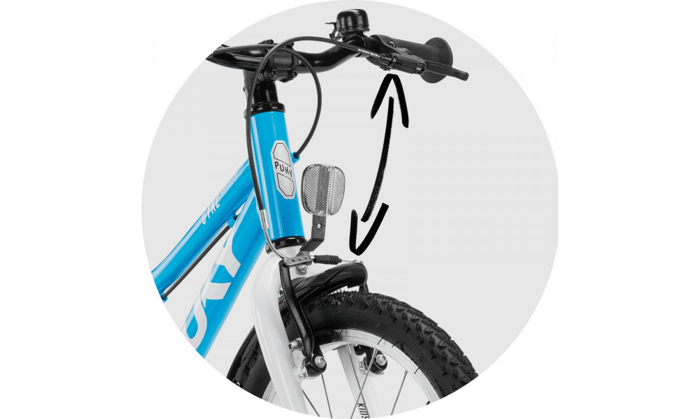 Polkupyörä PUKY CYKE 16-1 Alu Freewheel freshblue-white - 5