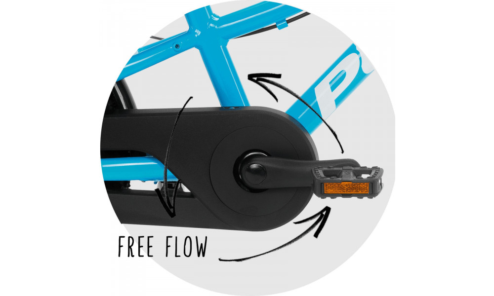 Polkupyörä PUKY CYKE 16-1 Alu Freewheel freshblue-white - 6