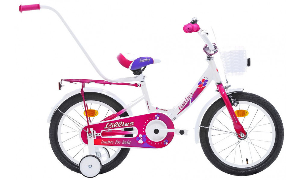 Polkupyörä Monteria Limber 16" white-pink - 1