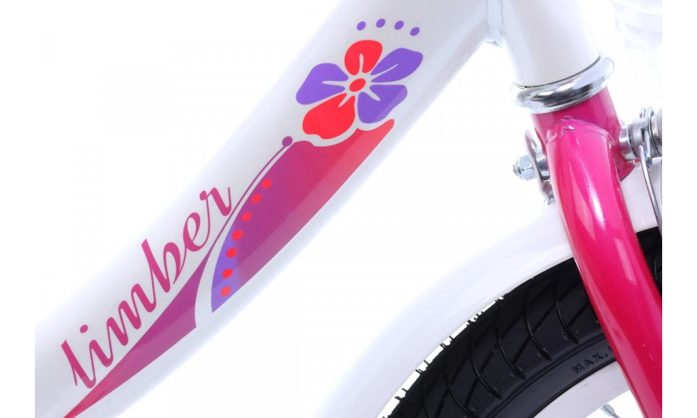 Polkupyörä Monteria Limber 16" white-pink - 5