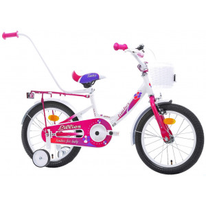 Polkupyörä Monteria Limber 16" white-pink