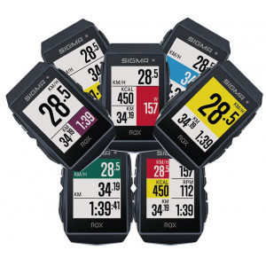 Pyörätietokone SIGMA ROX 11.1 Evo GPS Black Sensor Set