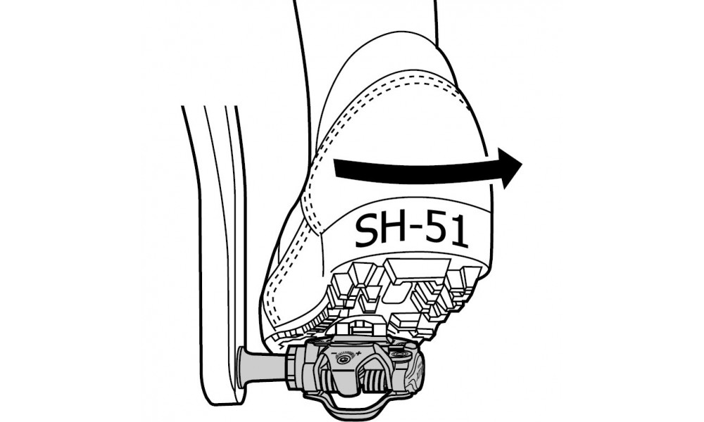 Klossit Shimano SPD SM-SH51 - 2