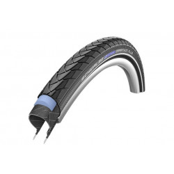 Rengas 28" Schwalbe Marathon Plus HS 348, Perf Wired 40-622 / 28x1.50 Black-Reflex