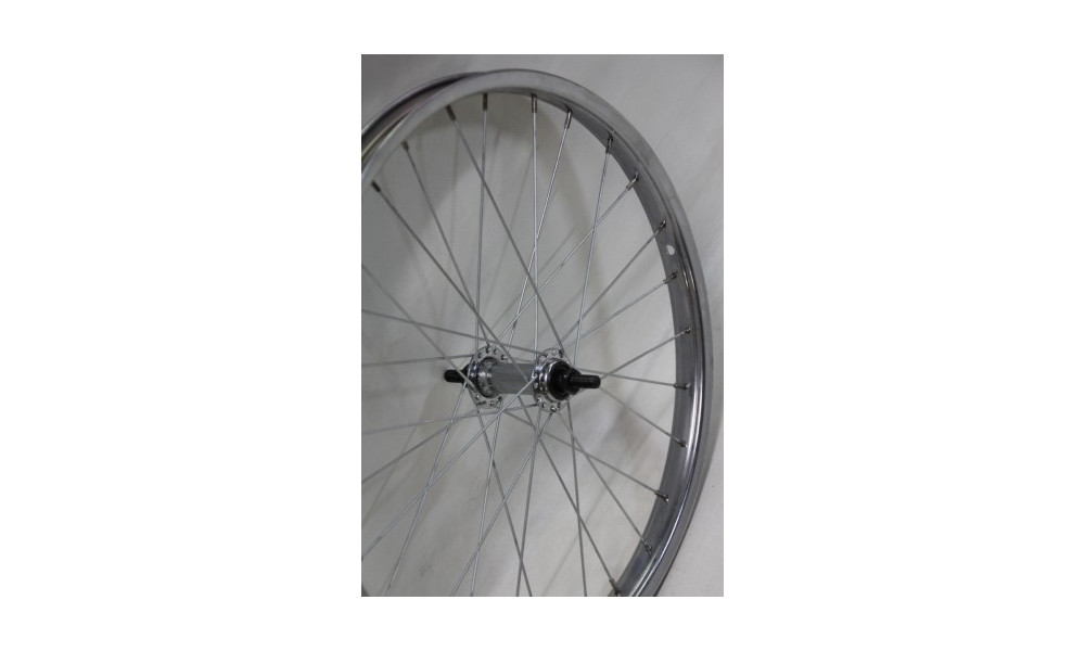 Etupyörä 20" steel parallax hub, steel rim 28H 