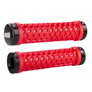 Kädensijat ODI Vans® Lock-on Grips Bright Red/Black