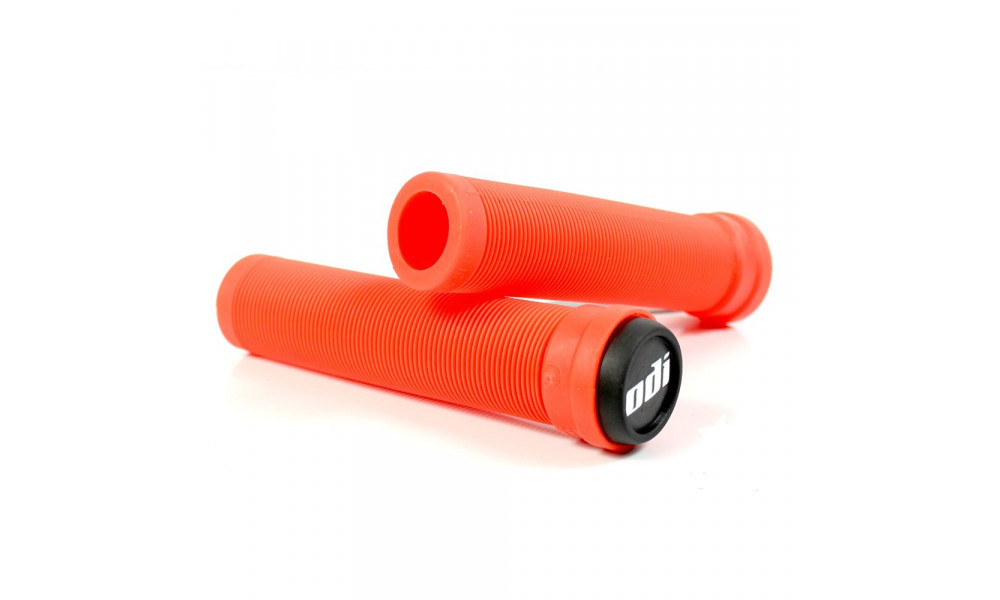 Kädensijat ODI Soft Longneck BMX Flangless 143mm Fire red - 1