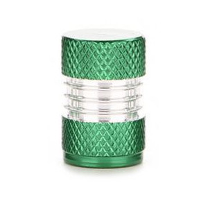 Venttiilin korkit Azimut Cilinder Alu AV green