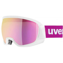 Laskettelulasit Uvex Contest FM white mat / pink
