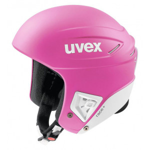 Hiihtokypärä Uvex Race+ pink-white mat