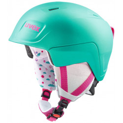 Hiihtokypärä Uvex Manic Pro mint-pink met mat