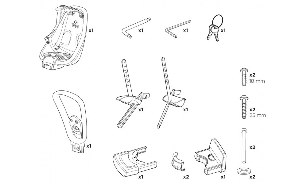 Lastenistuin Thule Yepp Nexxt Mini front white - 7