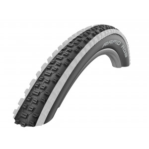 Rengas 27.5" Schwalbe Rapid Rob HS 425, Active Wired 57-584 White Stripes