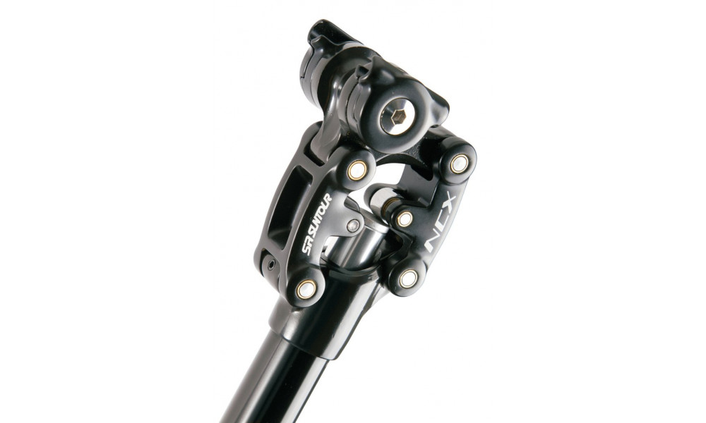 Satulatolppa SR Suntour NCX Coil jousitettu black - 2
