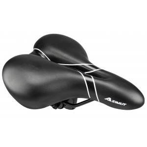 Satula Azimut Comfort Full Cut 265x200mm black-silver (1029)