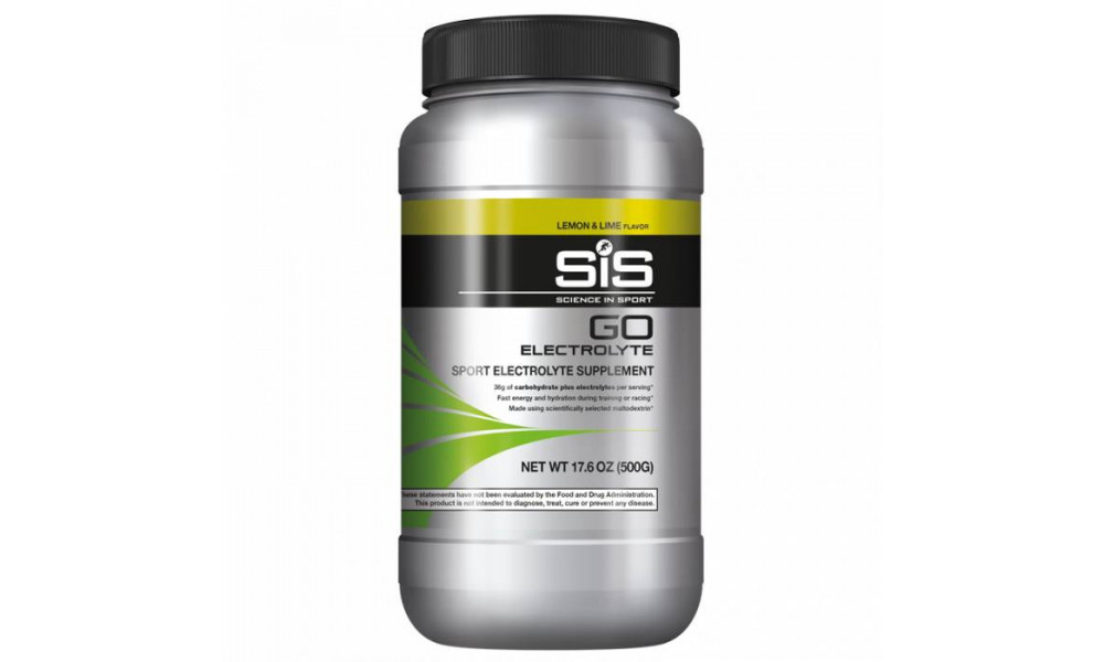 Elektrolyyttijauhe SiS Go Electrolyte Lemon & Lime 500g 