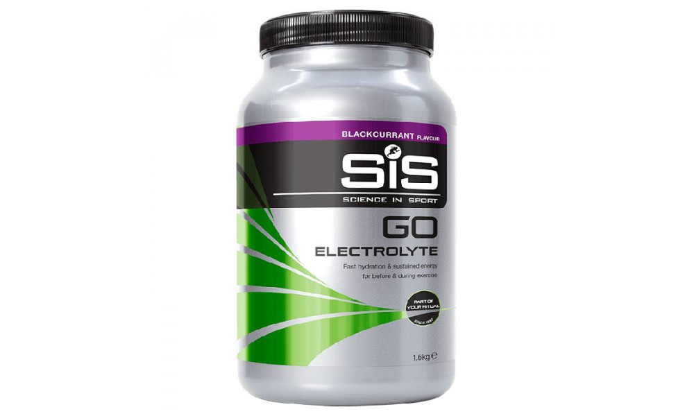 Elektrolyyttijauhe SiS Go Electrolyte Blackcurrant 1.6kg 