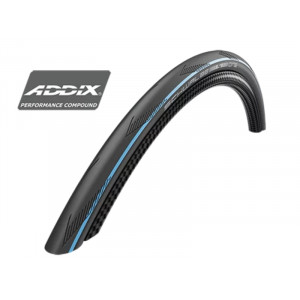 Rengas 28" Schwalbe One Tube Type HS 464A, Perf Fold. 25-622 / 700x25C Addix Blue Strips